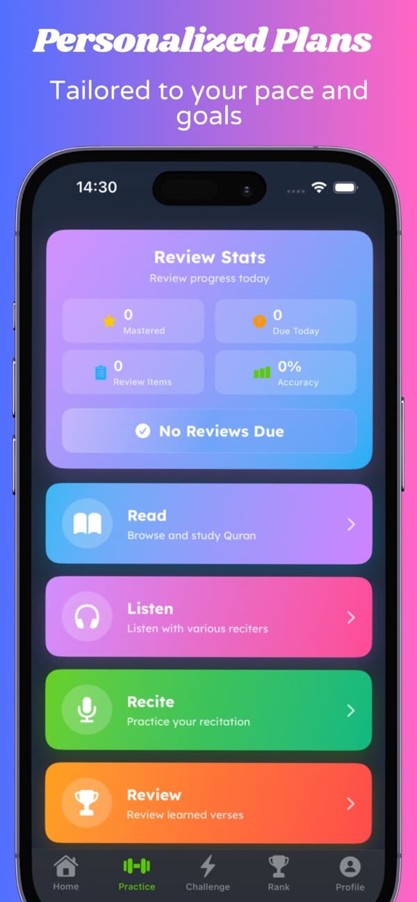 AyahFlow: Quoran Challenges screenshot 2