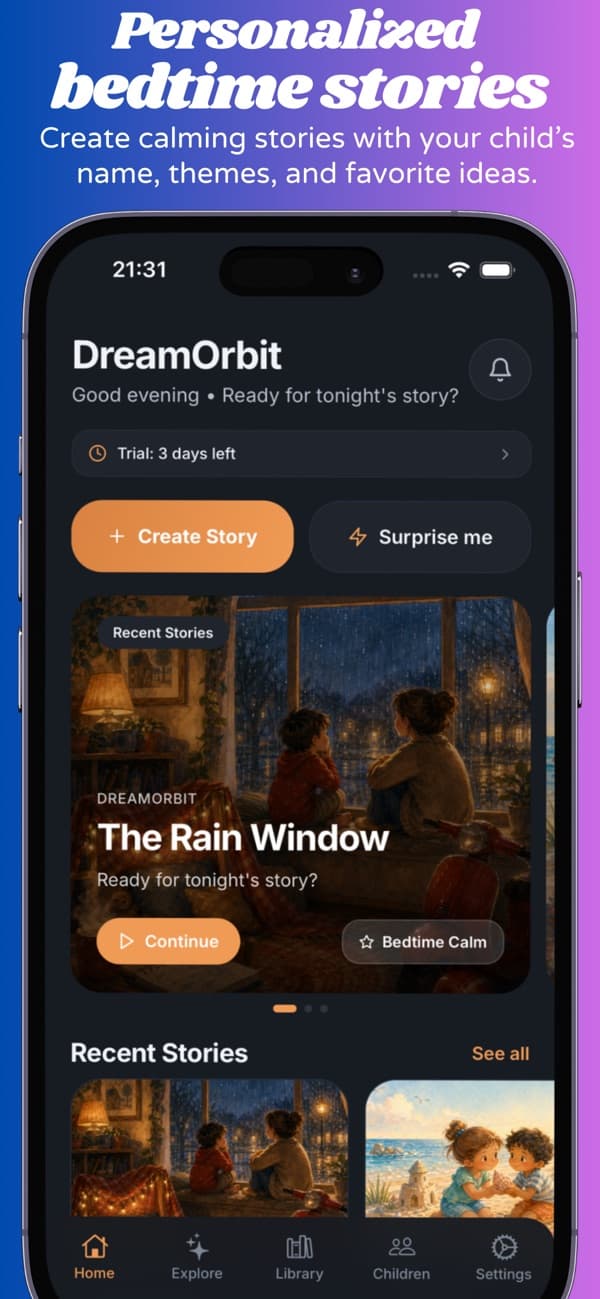DreamOrbit: Bedtime Stories screenshot 1