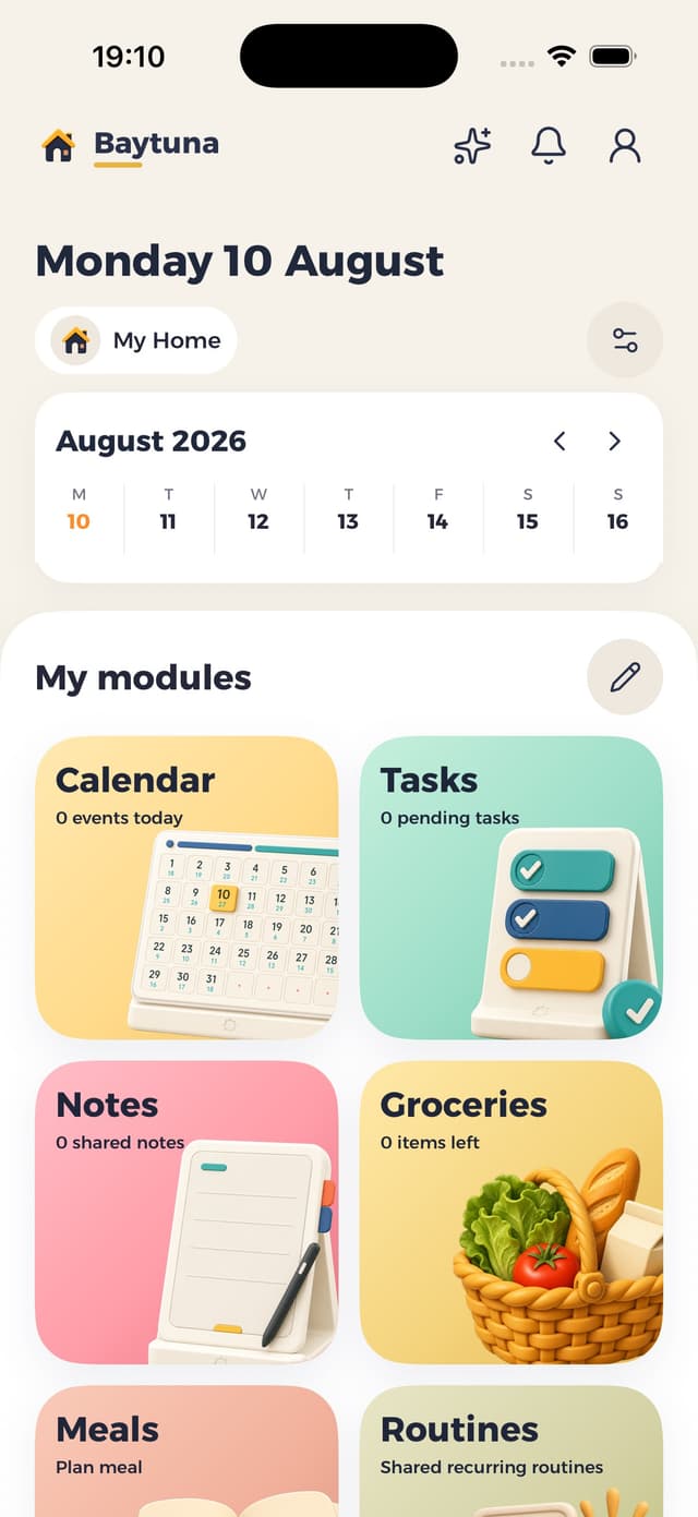Baytuna: Family Organizer screenshot 1