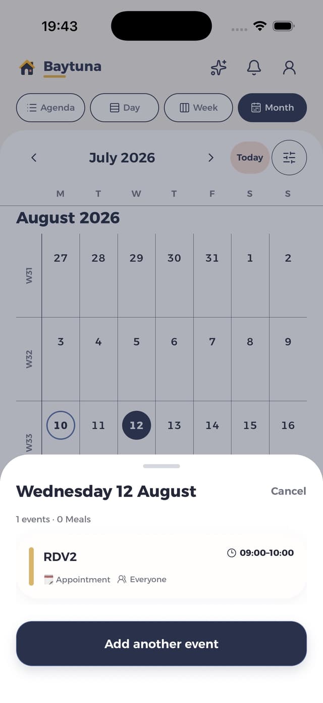 Baytuna: Family Organizer screenshot 2