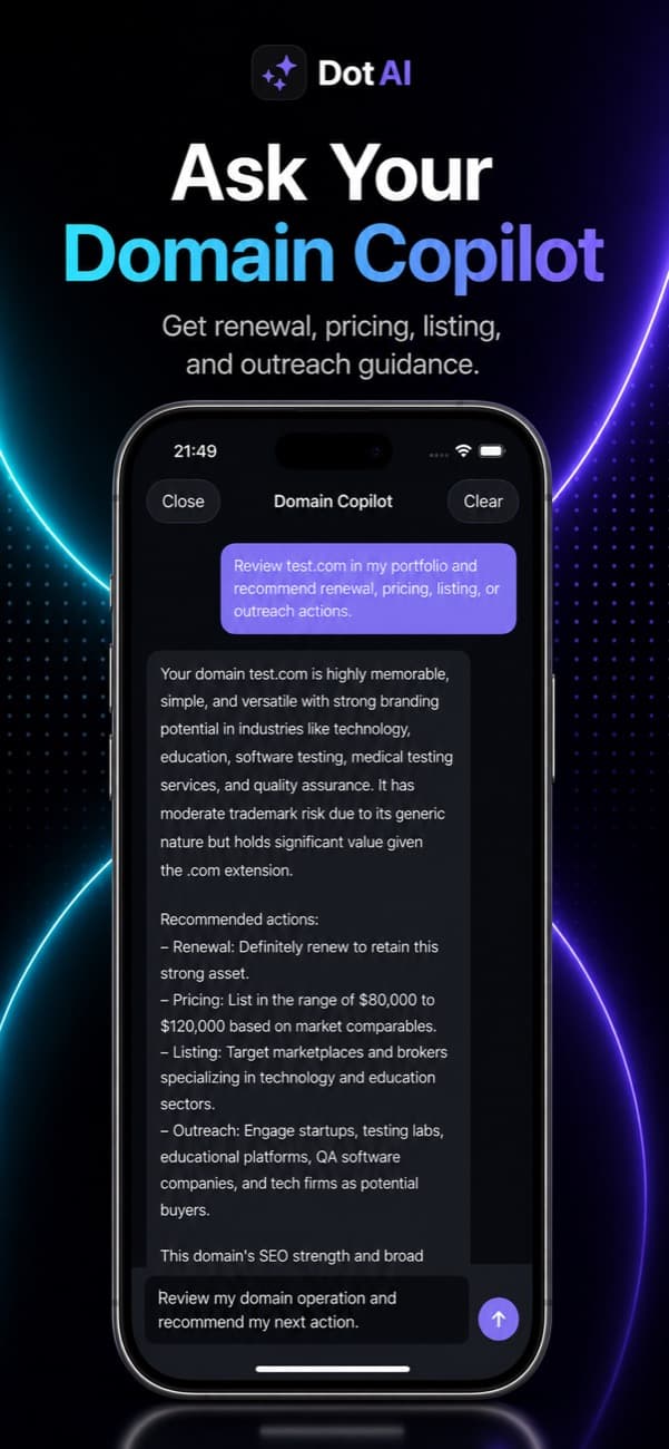 DotAI: AI Domain Manager screenshot 3